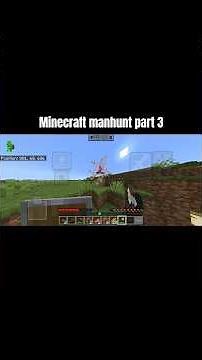 Minecraft Manhunt: Speedrunner vs Hunter Part 3 - Epic Chase Continues! 🔥😱 #minecraft #manhunt