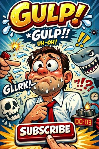 Funny Gulp Sound Effect – Cartoon Nervous Gulp Audio