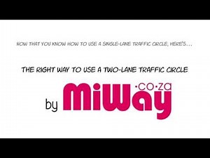 MiWay presents: How to use a two-lane traffic circle