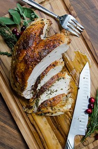 Air Fried Turkey Breast with Herb Butter | Blue Jean Chef - Meredith Laurence
