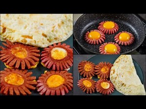 EGG SAUSAGE BREAKFAST RECIPE | EASY & DELICIOUS HEALTHY BREAKFAST RECIPE | NEW BREAKFAST RECIPE