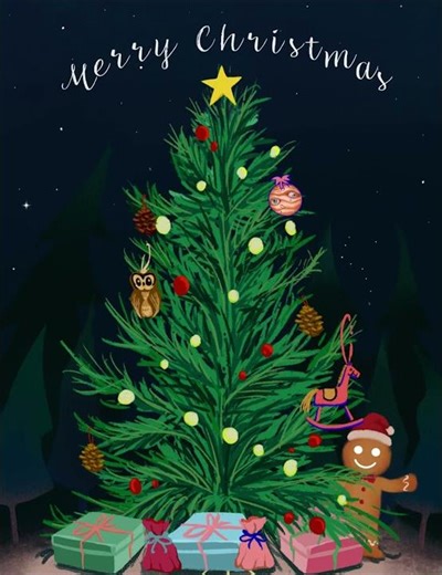 ‘Gingerbread Man Said Hi’ Animation