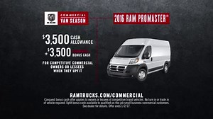 174K views · 490 reactions | See your dealer before January 2nd to get a great deal on a Ram ProMaster® during Commercial Van Season. | Ram Trucks | Facebook