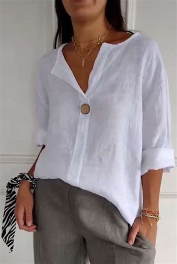 LOOSE OPEN NECK TOP