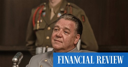 As a Nazi on trial, Russell Crowe wipes the floor with his co-star