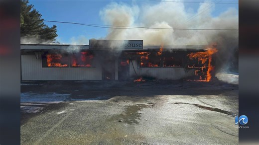 Crews battle wind-driven blaze in Gloucester, no injuries reported