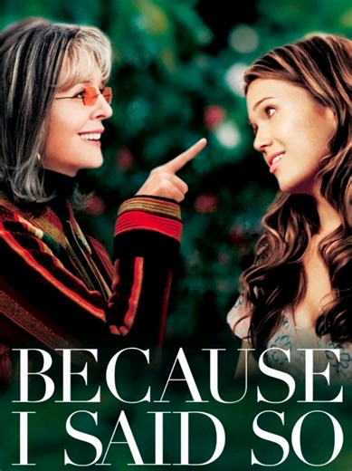 Beacuse I Said So (2007) available on Tubi / prime video #CapCut #movie #romance #fy #fypシ