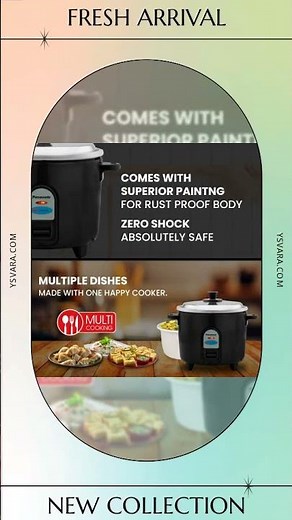 Panasonic Electric Automatic Cooker With Auto Switch Off| SR-WA10 (E) | 450 Watts | Capacity 1.0 ...