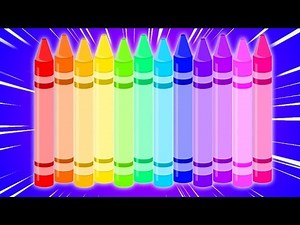 мелки цвет песня | рифмы в россии | цвета в россии | детские песни | Color Song | Crayons Color Song