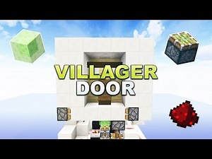 Minecraft - Villager Door - Tutorial 1.17