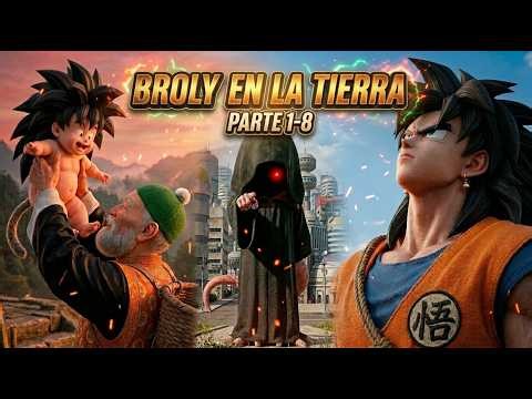 ¿Qué pasaría si BROLY hubiera caído a la TIERRA en vez de GOKU? PARTE 1-8