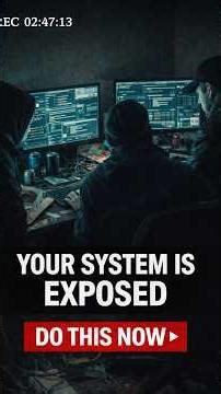 If You're Watching This, Your System's at Risk Do This NOW