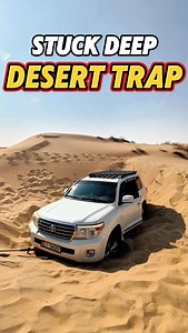 Stuck deep in the desert with no way out 🚨 We received a call for a Land Cruiser stuck deep inside Al Qudra. The terrain was very challenging, and the vehicle was trapped in a deep hole that required a specific recovery technique. After several attempts, we managed to recover the car safely. We are proud volunteers, helping people in the desert for free and spreading off-road safety awareness. Never enter the desert alone. عالق عميقاً في الصحراء بلا أي مخرج سهل. تلقّينا بلاغاً عن سيارة لاند كرو