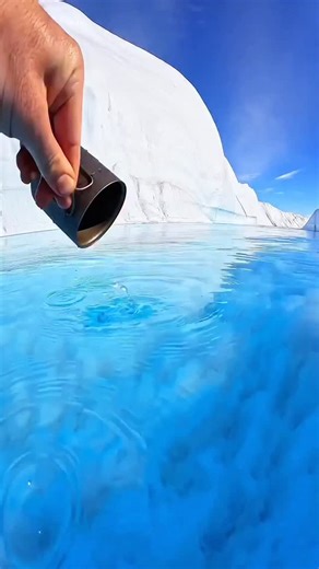 Interesting Facts | Daily Reels on Instagram: "❄️ Why you can admire Antarctic glacier water… but never drink it 😮‍❄️ It looks pure, untouched, and crystal clear — but hidden dangers make it unsafe for humans. Nature’s beauty doesn’t always mean it’s drinkable 🌍⚠️ #foryou #knowledge #sciencefacts #didyouknow #antarctica"