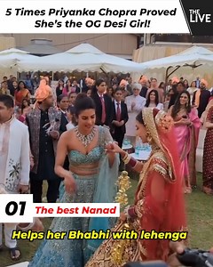 592K views · 5.6K reactions | 5 Times Priyanka Chopra Proved She’s the OG Desi Girl! 5 Times Priyanka Chopra Proved She’s the OG Desi Girl! From being an amazing sister, bahu, and wife, Priyanka shines in every role with love and grace. | The Live | Facebook