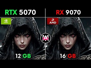 RX 9070 VS RTX 5070 18 GAMES TESTED