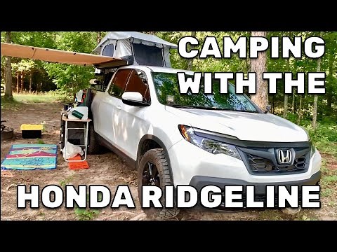 Camping with a Honda Ridgeline - Overlanding SoftRoading Walk-Around