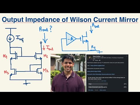 Output Impedance of Wilson Current Mirror
