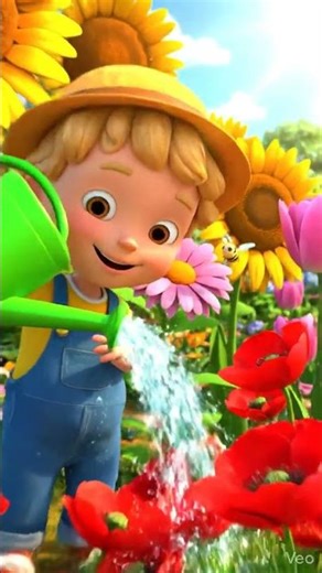 Garden Watering Dance 🌻💦 | Water the Plants Song for Kids | Fun Nature Dance