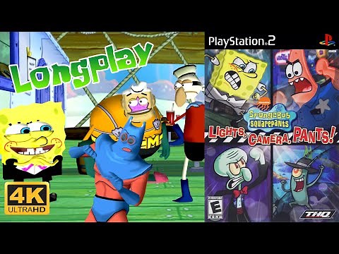 SpongeBob Lights, Camera, Pants! - Longplay (Bronze Story Mode | Hard/Smart Difficulty) [Perfect] 4K