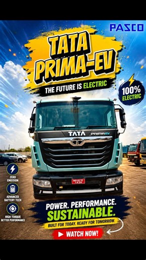 : The Future is Here! ⚡ Tata Prima EV First Look & Interior | Pasco Motors