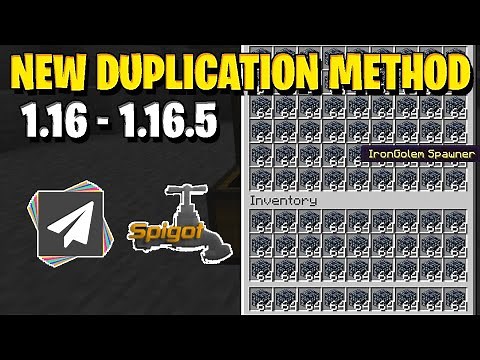 HOW to DUPLICATE in Minecraft Servers *NEW GLITCH* Paper & Spigot Servers!