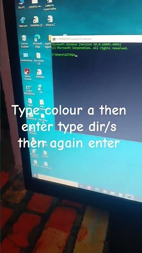 how to do hacking to prank your friends #computer #dir/s