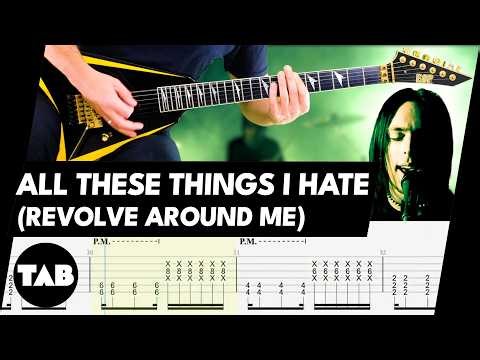 ALL THESE THINGS I HATE Bullet For My Valentine Guitar TAB | Lesson | Tutorial | Cover