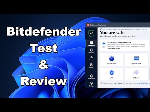 Bitdefender Antivirus Test & Review 2022 - Antivirus Security Review - Protection Test