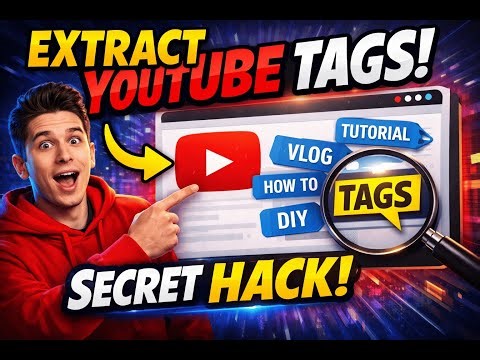 🛠️ How to Extract YouTube Video Tags (Step-by-Step)