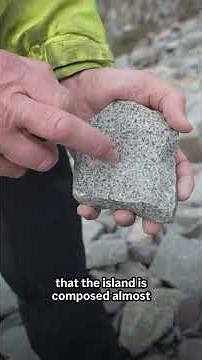 An uninhabited Scottish isle is home to the golden granite used in Olympic curling stones