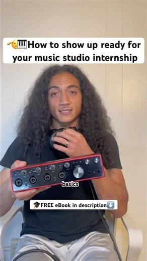 🫡🎹How to show up ready for your music studio internship