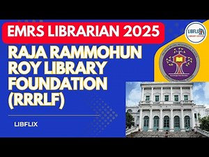 RRRLF (Raja Rammohun Roy Library Foundation) | EMRS Exam 2025 Preparation | Lecture 2