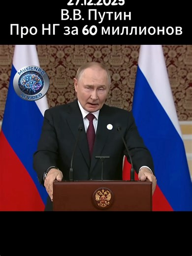 Владимир Путин 27 декабря про нг за 60 миллионов #срочныеновости #ларисадолина #автоваз #лада #россия #автопром #дневникхача #амирансардаров #президент #новыйгод #мажоры #скораяпомощь #медицина #гололёд #лукоил #нг https://t.me/VeoSeeBot?start=kentId_xXubyvrE - ГЕНЕРАЦИЯ ВИДЕО и ФОТО t.me/Aa0gl -По поводу рекламы https://www.instagram.com/musicnpc69?igsh=OTg3NXhyeTJpbTIz -Instagram https://www.tiktok.com/@musicnpc69-Tik Tok