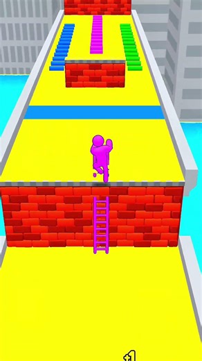 Ladder Master - Color Run: Conquer the Colors Like a Pro! Lvl.522 😱 #shorts #gaming #yotubeshorts