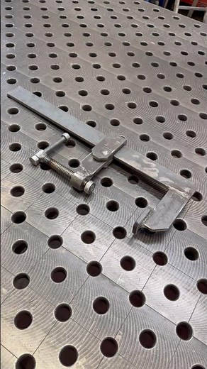 Strong clamp #welding #vise #clamp #metal #metalworking