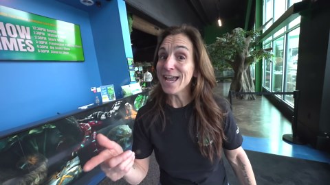 Watch What Happens When She Comes Too Close to a Black Python