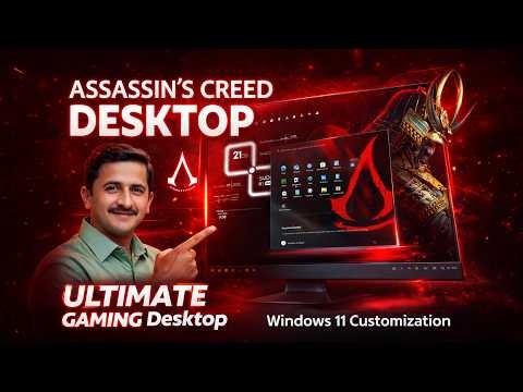 Transform Windows 11 Into Assassin’s Creed Gaming Desktop ⚔️ Ultimate Customization Guide