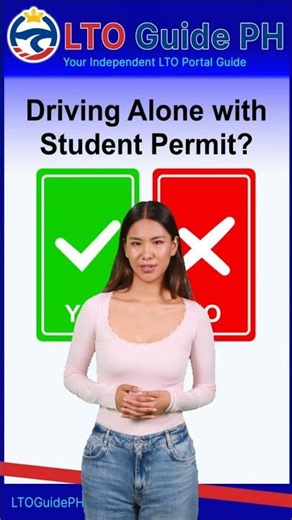 Can You Drive Alone with Student Permit? 🇵🇭 | LTO Rule Explained