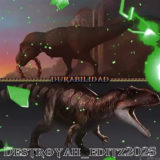 Tyranosaurus rex vs Giganotosaurus(vida real)/ultimo edit #edit #godzilla #versus #dinosaurs