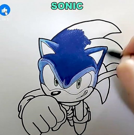 Dibujamos y Coloreamos a Sonic | Dibujos para niños