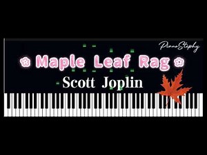 Maple leaf rag by Scott Joplin piano tutorial for beginners