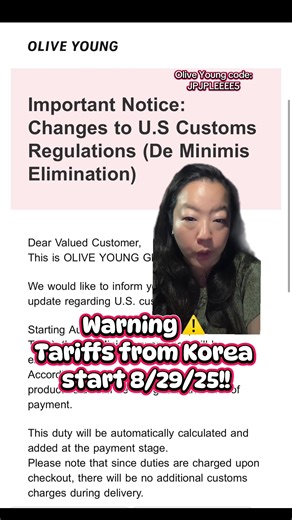 Why do I sound like I drop my ear buds in water? 😭 anyways, stock up on your Korean sunscreen if you’re almost out. @OLIVE YOUNG Global #koreanskincare #koreanbeauty #kbeauty #koreansunscreen #tariffs