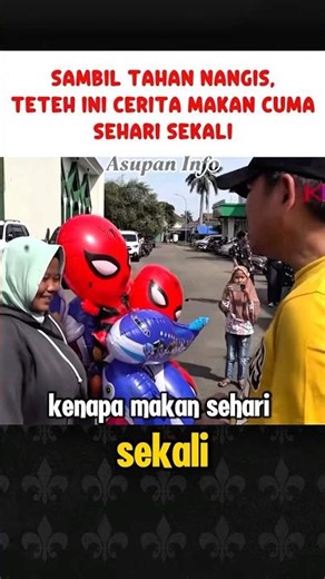 Kang Dedi asks, she answers while holding back tears #shorts #kdm