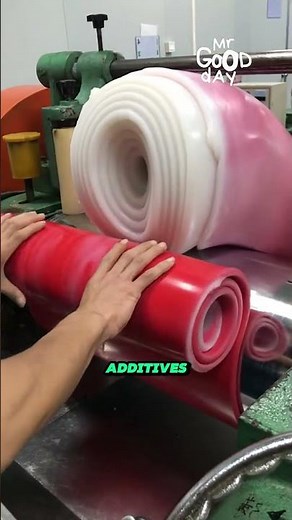 Inside the Silicone Rubber Production Process #shorts