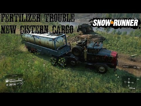 New Cistern Cargo In Fertilizer Trouble Derry Longhorn 3194 Gameplay SnowRunner Phase 8 Update/DLC