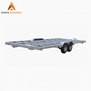 [Hot Item] Tandem Trailer Steel Frame Chassis for Mobile Home Tiny House/RV Camper Trailer