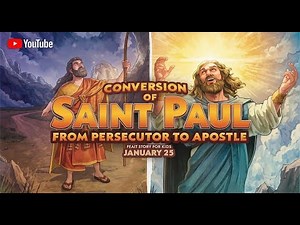 The Conversion of Saint Paul |From Persecutor to Apostle| Feast Day January 25 |Saint Story for Kids