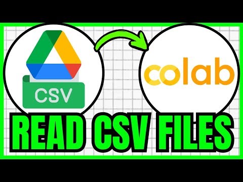 How To READ CSV FILES In Google Colab From Drive (QUICK & EASY) 2025