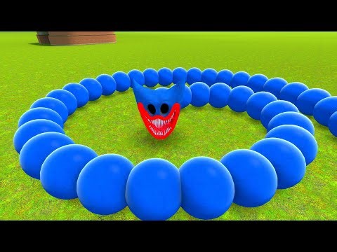 I FOUND NEW ROBLOX HUNGRY HUGGY WUGGY WORM in Garry's Mod with Spider Man! #2